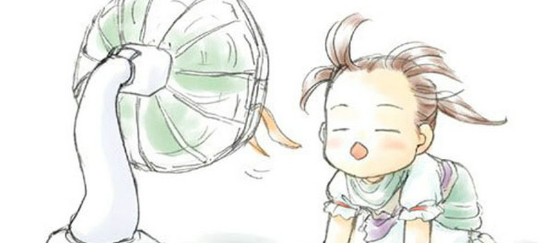 樂(yuè)山電風扇對小寶寶的(de)使用方法